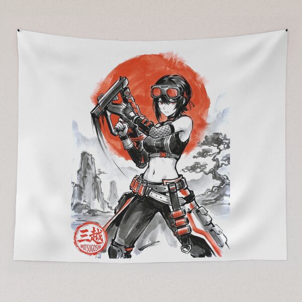 Item preview, Grace Howard Sumi-e designed and sold by Mitsugoshi.