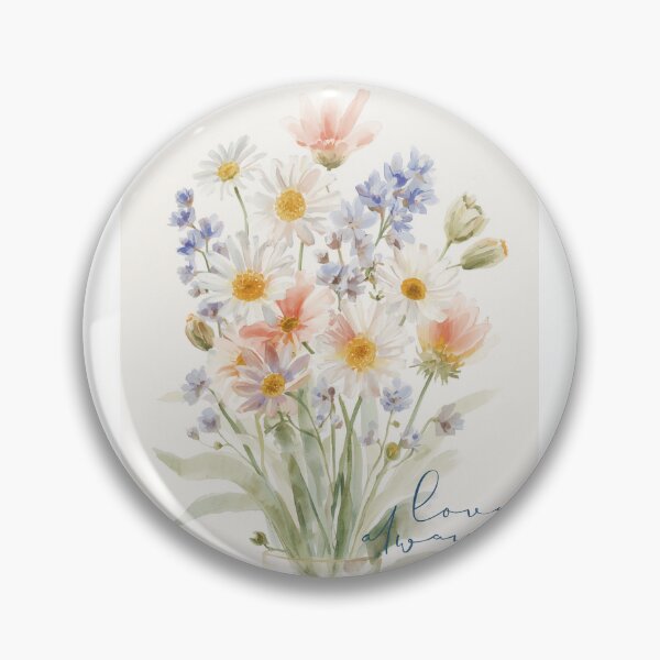 Item preview, Meadow flowers watercolor designed and sold by Svitlana777.