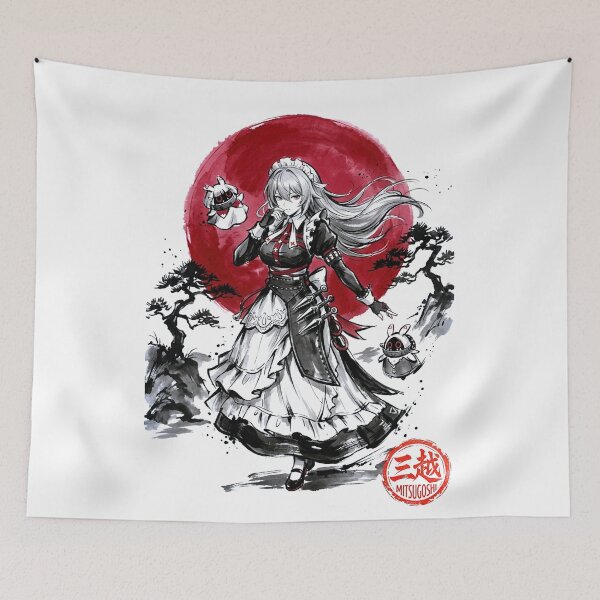 Item preview, Alexandrina Sebastine Sumi-e designed and sold by Mitsugoshi.