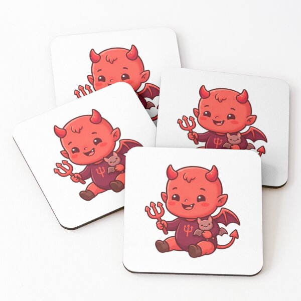Item preview, Cute Baby Devil Sticker HELLMO  designed and sold by ExploreAura Studio.