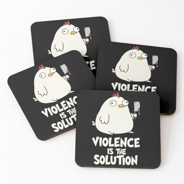 Item preview, Crazy Clucker - Funny Psycho Chicken Meme designed and sold by Jakub  Seweryn.