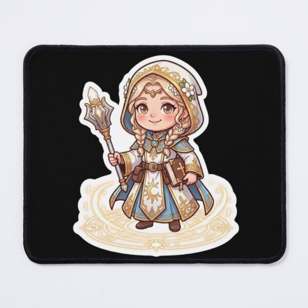 Item preview, Cute Celestial Cleric RPG Sticker designed and sold by AestheticRPG .