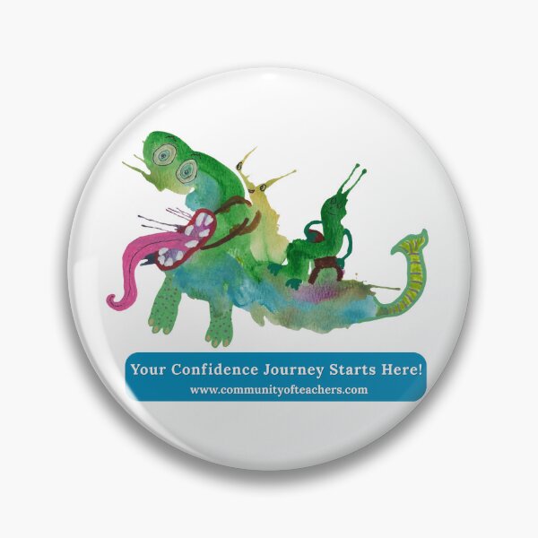 Item preview, Your Confidence Journey Starts Here | Confidence Creatures Hitching a Ride designed and sold by Joshua Faden | Confidence Creatures.