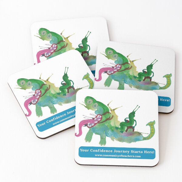 Item preview, Your Confidence Journey Starts Here | Confidence Creatures Hitching a Ride designed and sold by Joshua Faden | Confidence Creatures.