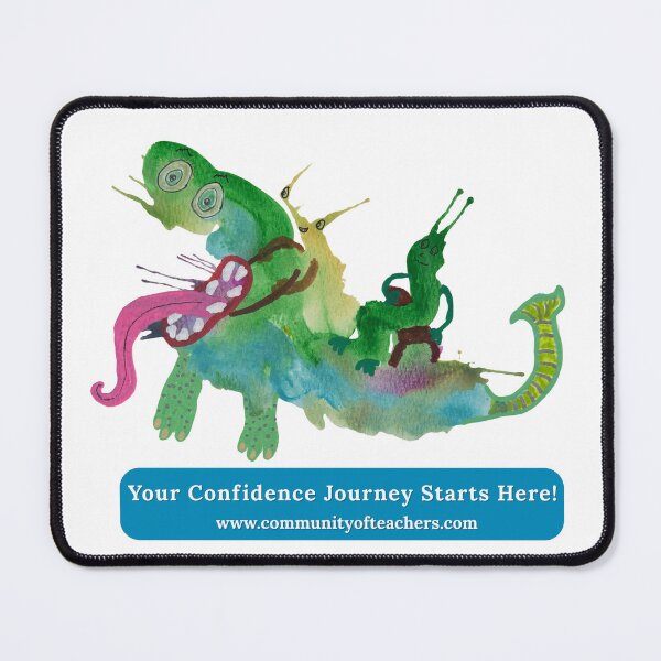 Item preview, Your Confidence Journey Starts Here | Confidence Creatures Hitching a Ride designed and sold by Joshua Faden | Confidence Creatures.