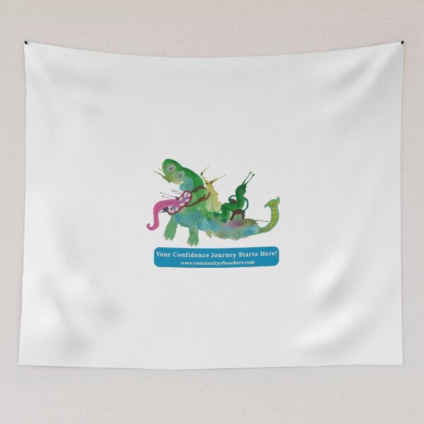 Item preview, Your Confidence Journey Starts Here | Confidence Creatures Hitching a Ride designed and sold by Joshua Faden | Confidence Creatures.