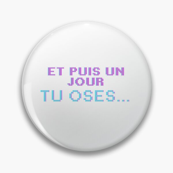 Item preview, And then one day you dare - Motivational French Quote designed and sold by CreatedByChay.