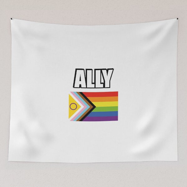 Item preview, Inclusive Pride Flag Ally designed and sold by Inspirationmotivation.