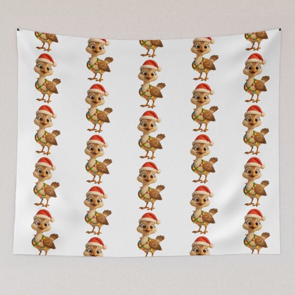 Item preview, Christmas Snow Bustard Bird designed and sold by Sillytoe.