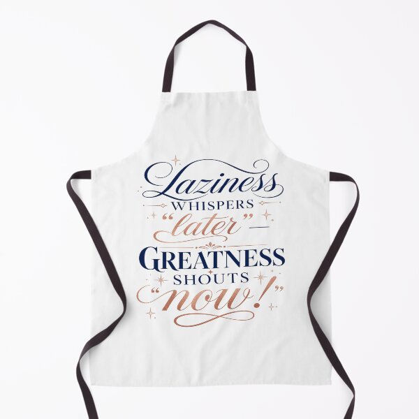 Item preview, Motivational Typography - Laziness Whispers Later Greatness Shouts Now designed and sold by CozyPaletteShop.