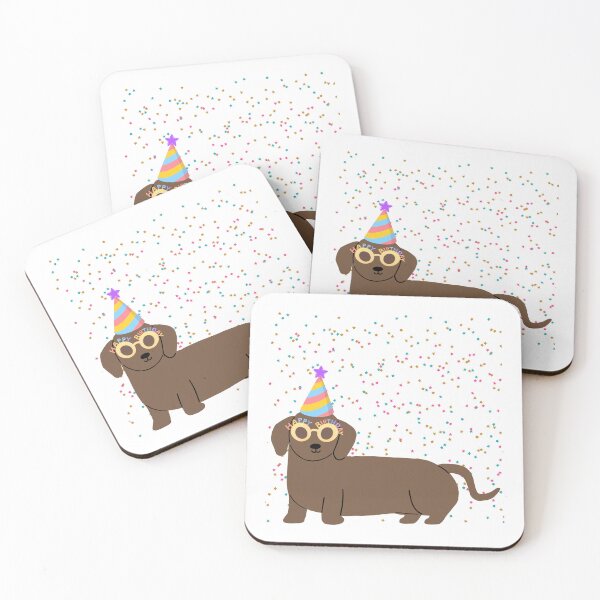 Item preview, Happy Birthday Cool Dachshund  designed and sold by SueSylvesterbby.