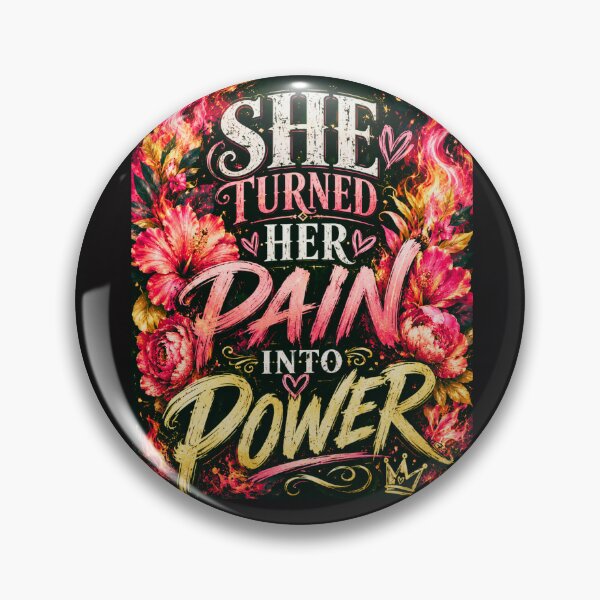 Item preview, She Turned Her Pain into Power designed and sold by Her2Harmony.