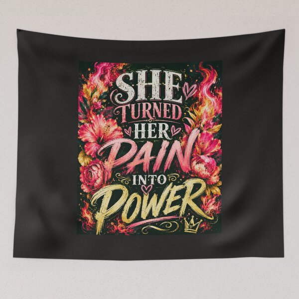 Item preview, She Turned Her Pain into Power designed and sold by Her2Harmony.