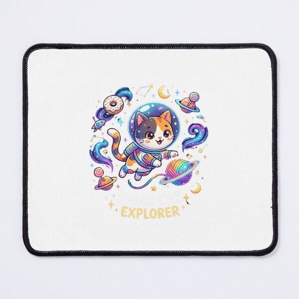 Item preview, Space Cat Explorer - Cute Astronaut Kitty in Galaxy designed and sold by KETO370.