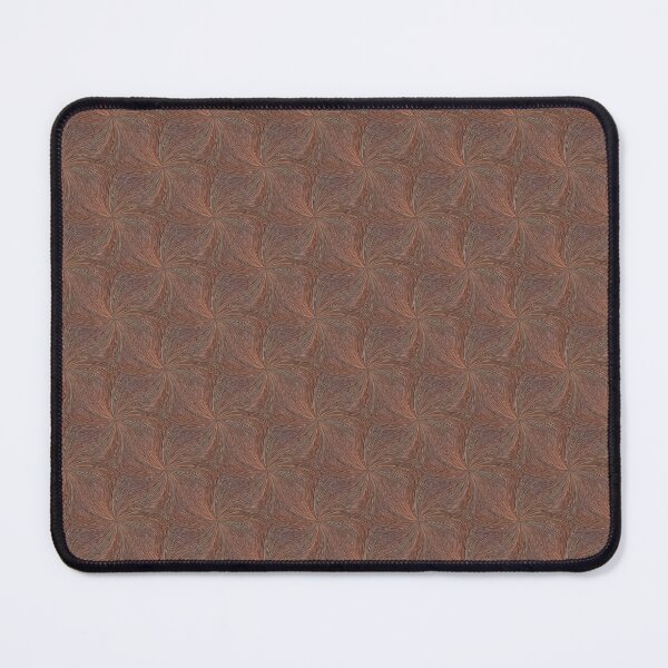 Item preview, Diamond Pinch Swirl Pattern in Chocolate Brown designed and sold by Artistestella.
