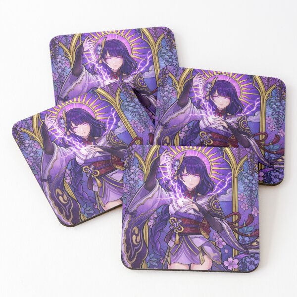 Item preview, Stained Glass Raiden Shogun designed and sold by Thunderbelts.