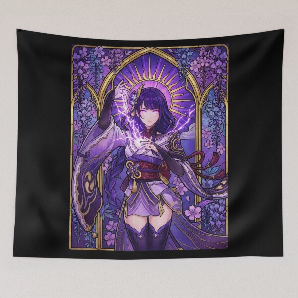 Item preview, Stained Glass Raiden Shogun designed and sold by Thunderbelts.