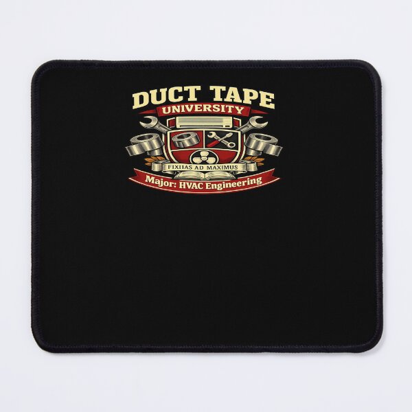 Item preview, Duct Tape University HVAC Engineering Crest - Funny Technician Trade Design designed and sold by FrozenHeat97.
