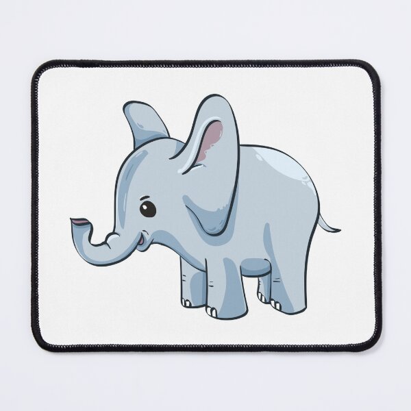 Item preview, Cute Kawaii Baby Elephant Cartoon designed and sold by Iknowthat.