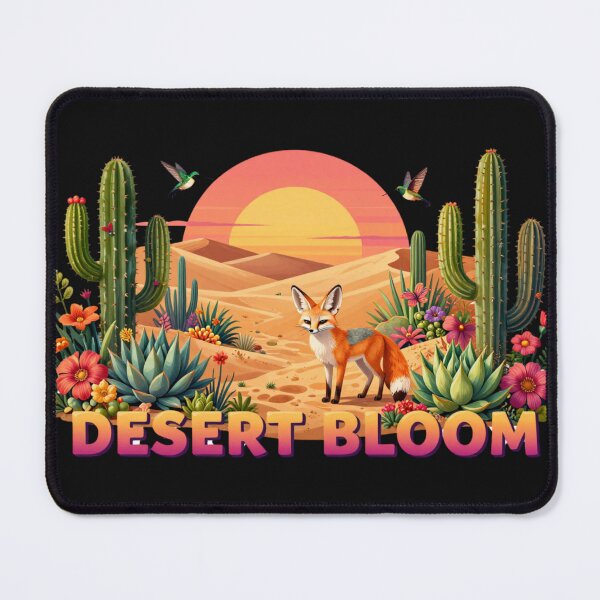 Item preview, Desert Bloom – Fennec Fox Spirit designed and sold by GoGreenLove.