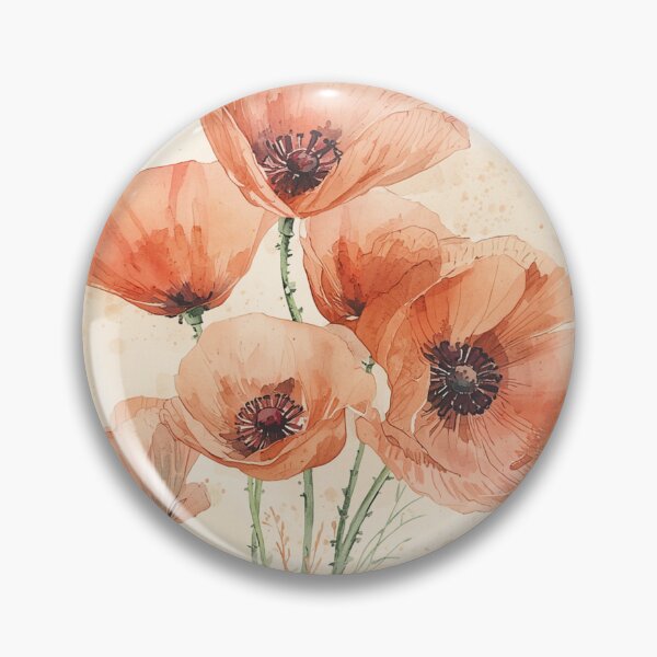 Item preview, Poppyseed flowers watercolor designed and sold by Svitlana777.
