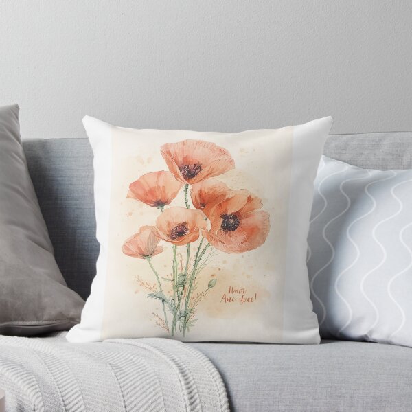Item preview, Poppyseed flowers watercolor designed and sold by Svitlana777.