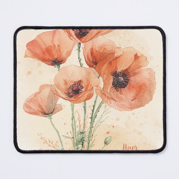 Artikelvorschau, Mohnblumen-Aquarell entworfen und verkauft von Svitlana777.