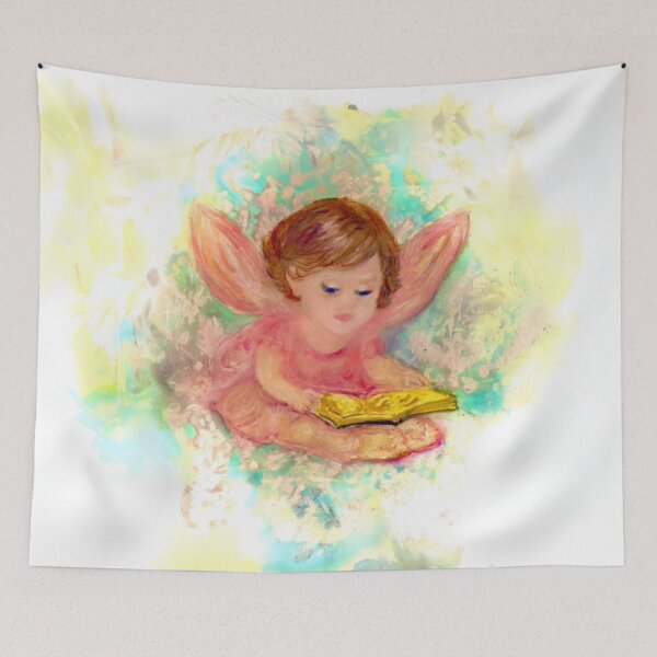 Item preview, Smarty Pants Bookworm fairy.  designed and sold by Art by Fruitcake.