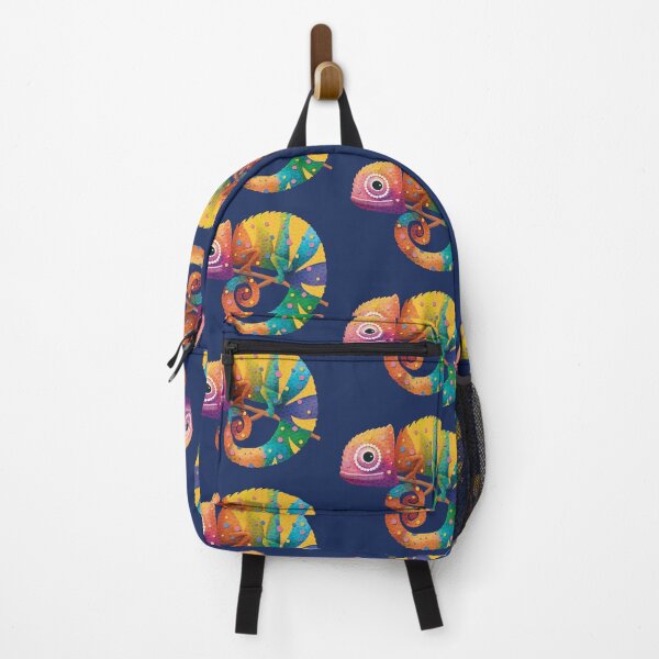 Item preview, Colorful Rainbow Chameleon Lizard Psychedelic Reptile designed and sold by Karin Taylor.
