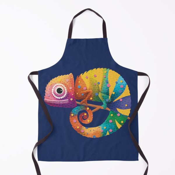 Item preview, Colorful Rainbow Chameleon Lizard Psychedelic Reptile designed and sold by Karin Taylor.