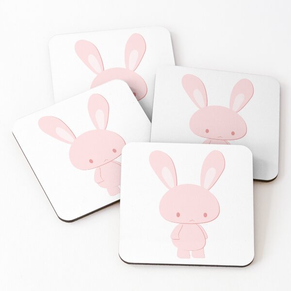 Item preview, Minimalist Aesthetic Pink Pastel Bunny designed and sold by Iknowthat.