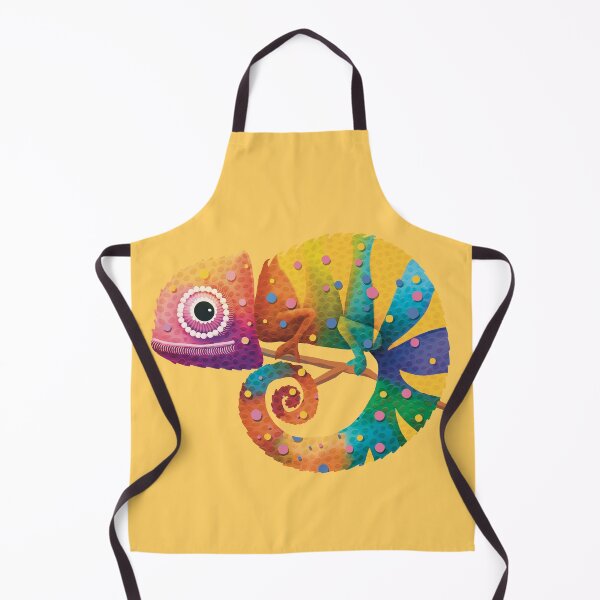 Item preview, Colorful Rainbow Chameleon Lizard Psychedelic Reptile designed and sold by Karin Taylor.