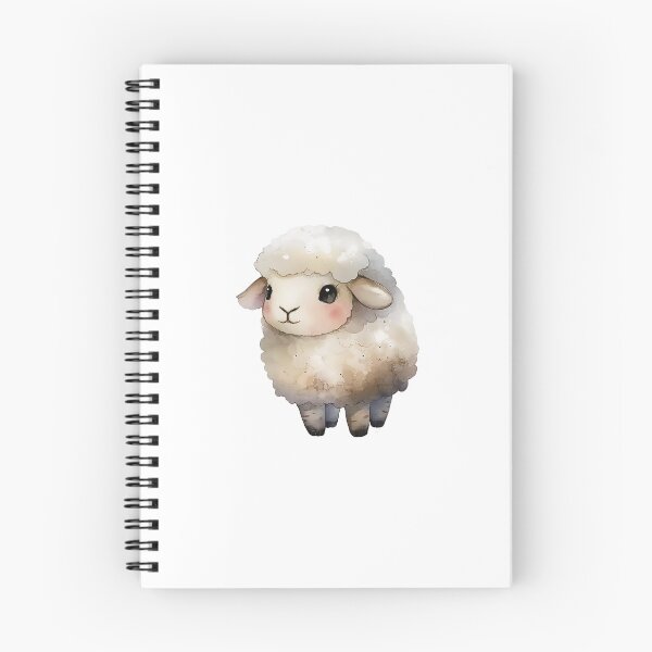 Item preview, Cute Watercolor Fluffy Baby Sheep designed and sold by Iknowthat.