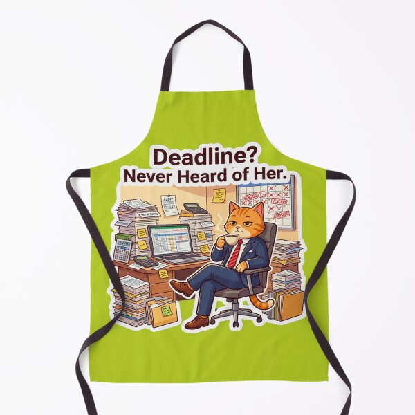 Item preview, Deadline Never Heard Of Her Cat designed and sold by HAPPY HARBOR DESIGN .