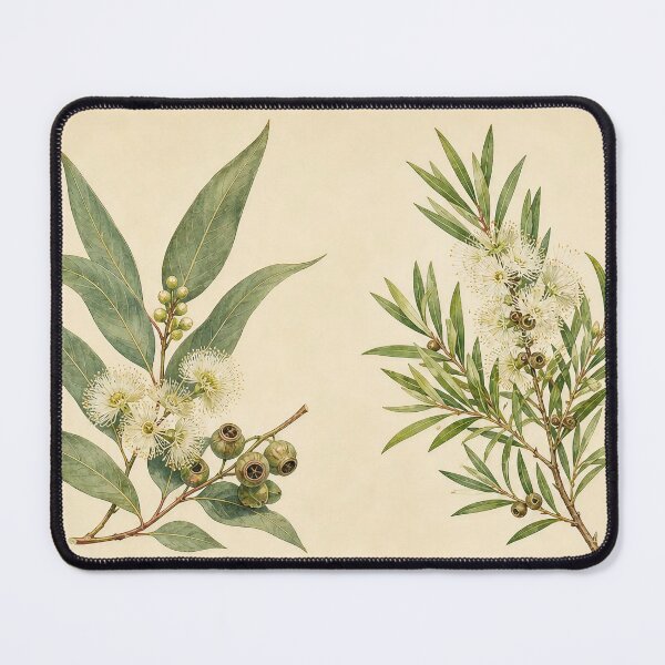 Item preview, Pecan Persimmon Pawpaw Fig Tree Vintage Botanical Print designed and sold by NuvoraNest.
