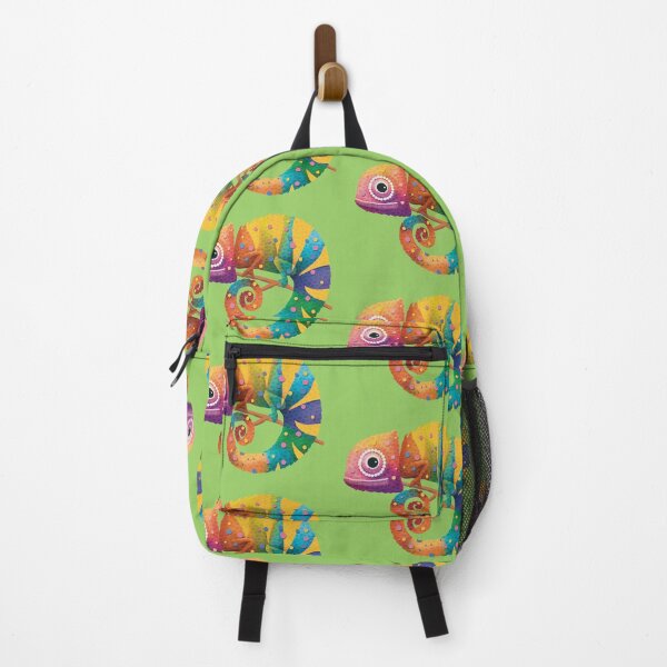 Item preview, Colorful Rainbow Chameleon Lizard Psychedelic Reptile designed and sold by Karin Taylor.