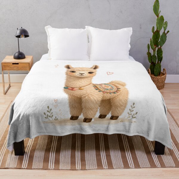 Item preview, cute lama designed and sold by Facturesfory.