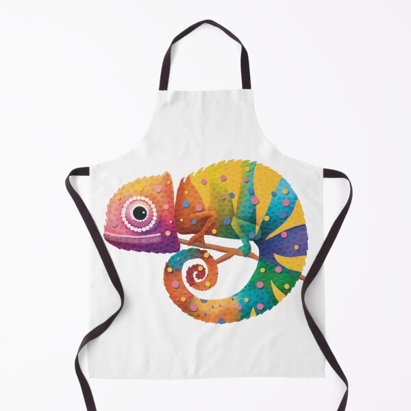 Item preview, Colorful Rainbow Chameleon Lizard Psychedelic Reptile designed and sold by Karin Taylor.
