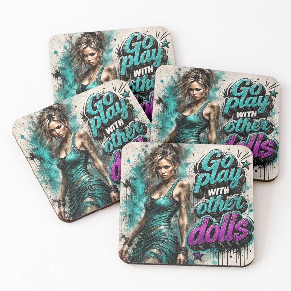 Item preview, Go play with your dolls - sassy design  designed and sold by Out of Toxic Studio.