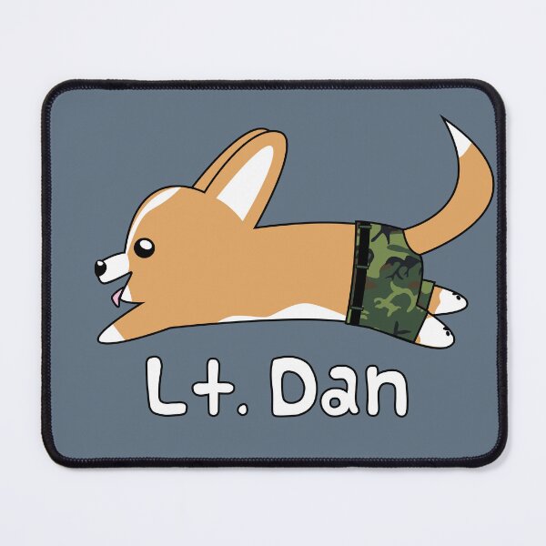 Item preview, Lt. Dan Corgi  designed and sold by ADHDTurtle.