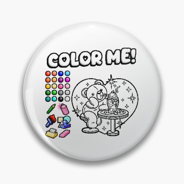 Item preview, Color Me! - Ice Cream Bear designed and sold by jpenfield designs.
