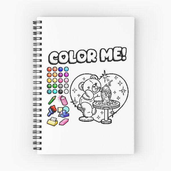 Item preview, Color Me! - Ice Cream Bear designed and sold by jpenfield designs.