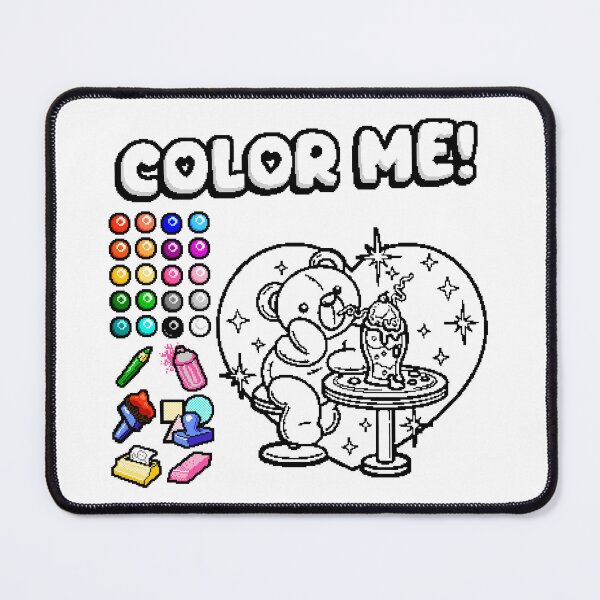 Item preview, Color Me! - Ice Cream Bear designed and sold by jpenfield designs.