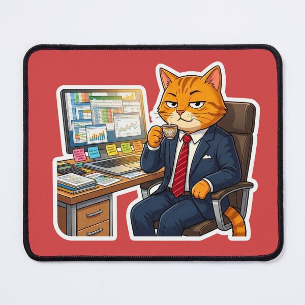 Item preview, Espresso Yourself Before The Deadline Cat designed and sold by HAPPY HARBOR DESIGN .