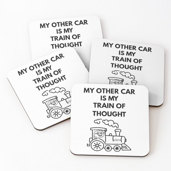 Item preview, My Other Car Is My Train of Thought | Introvert Humor designed and sold by HOUSE OF VMH.
