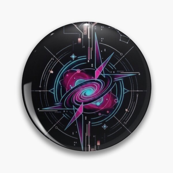 Item preview, Neon Cosmic Galaxy Futuristic Space Art designed and sold by MysticVargas.