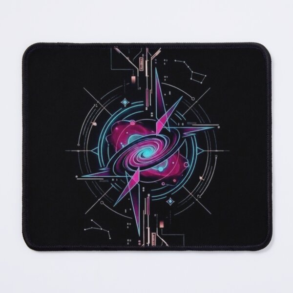 Item preview, Neon Cosmic Galaxy Futuristic Space Art designed and sold by MysticVargas.