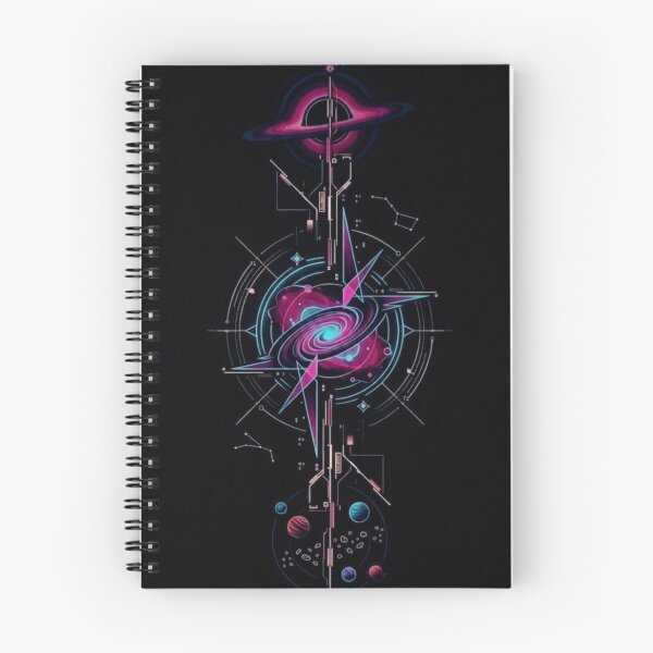 Item preview, Neon Cosmic Galaxy Futuristic Space Art designed and sold by MysticVargas.