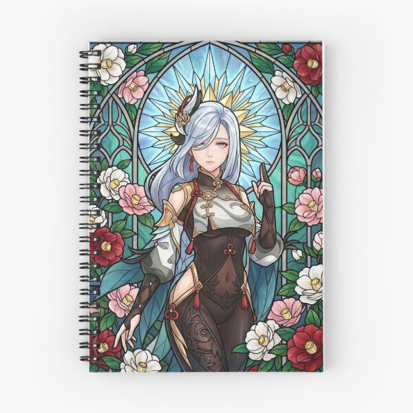 Item preview, Stained Glass Shenhe designed and sold by Thunderbelts.