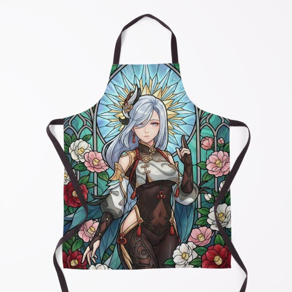 Item preview, Stained Glass Shenhe designed and sold by Thunderbelts.